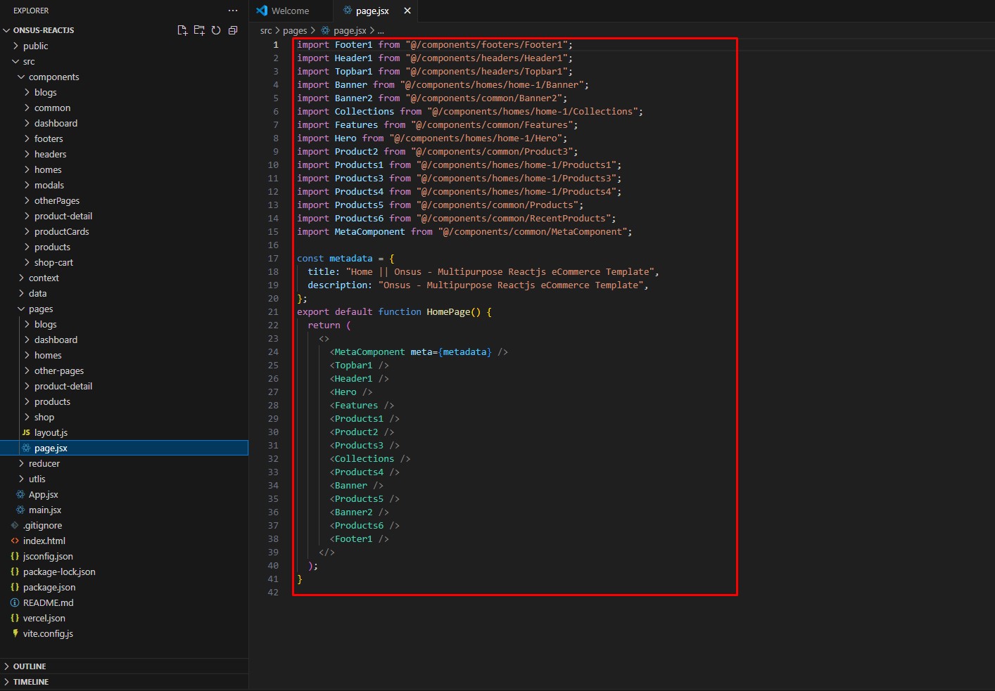 Doc React Onsus Template - Themes & Templates | HTML, React, Next.js ...