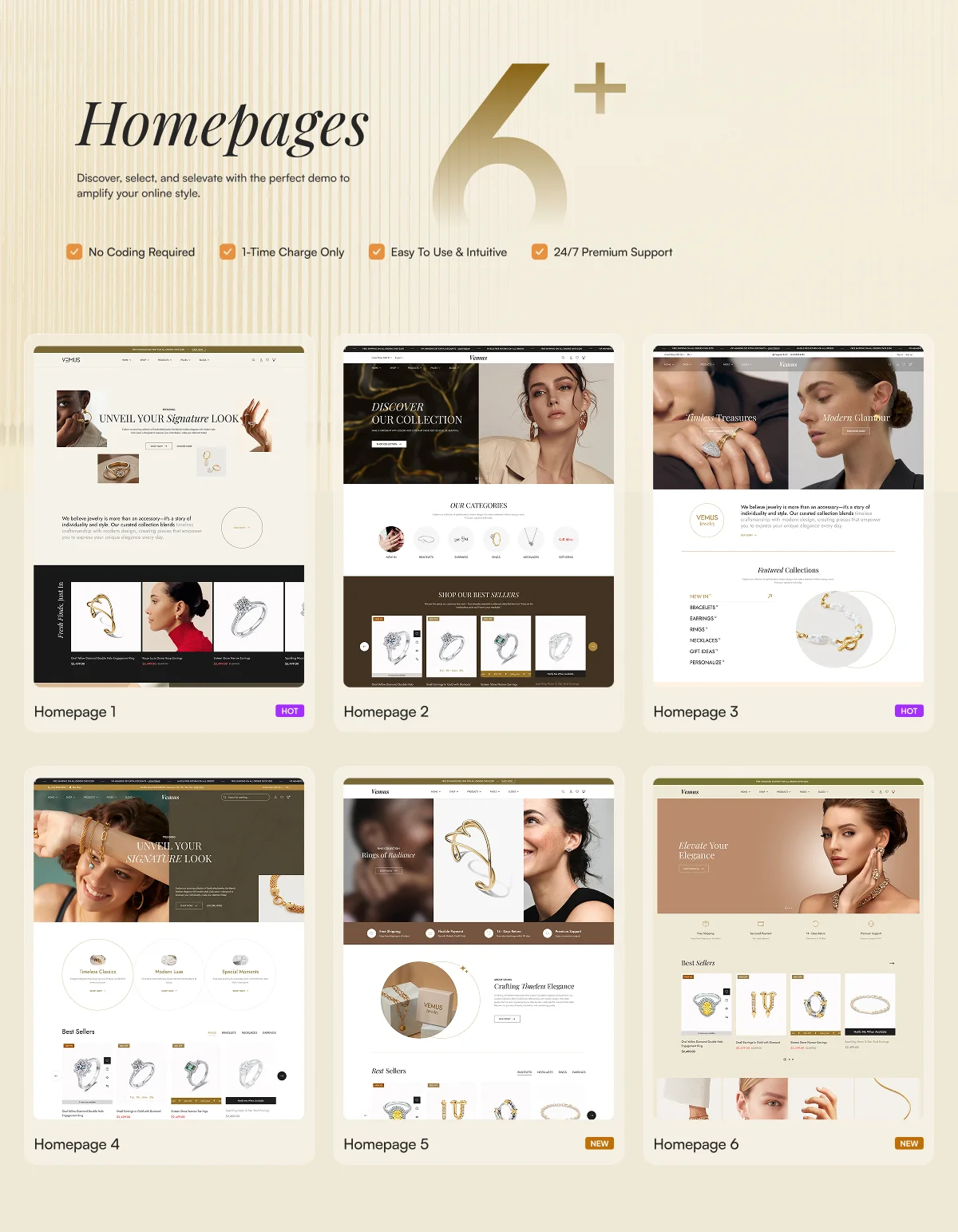 Luxury Jewelry Store Theme Banner